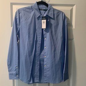 NWT Lauren Ralph Lauren Button Down Top